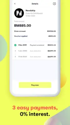 Atome MY - Buy now Pay later android App screenshot 1